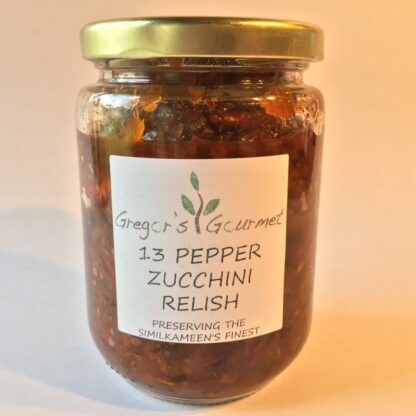 13 Pepper Zucchini Relish